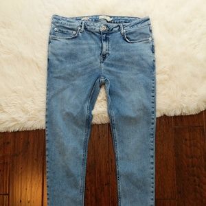 Topman Men's Jeans Spray on skinny Jeans sz 34 S